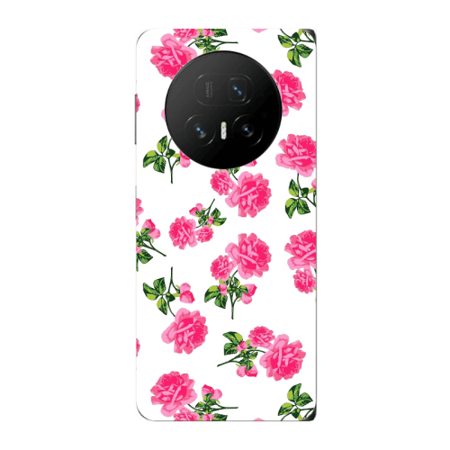 Honor Magic V5 Roses White Transparent Silicone TPU Θήκη